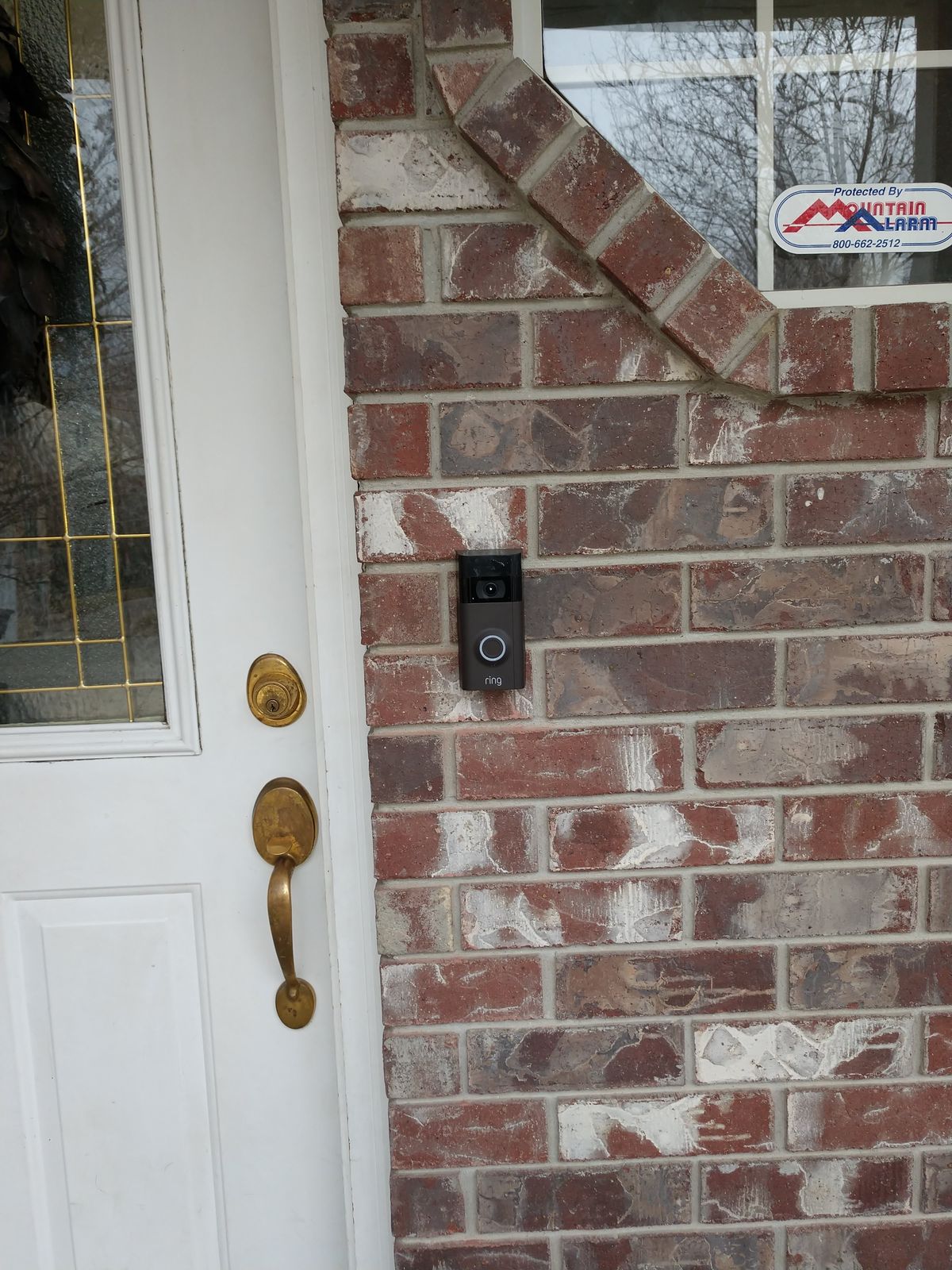 Video Doorbell Brick Mounting